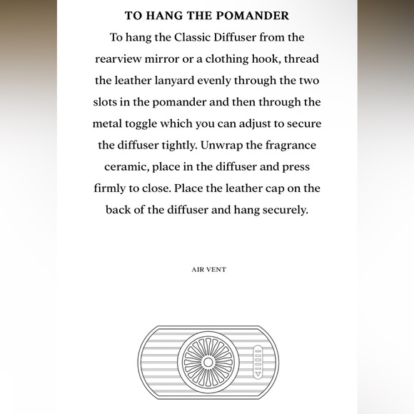 Charabanc Orient Black Car Fragrance diffuser - Picture 7 of 8